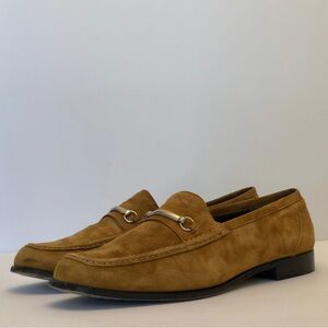 Vintage Italian Preview Collection Men’s Suede Slip On Loafer Dress Shoe 11M
